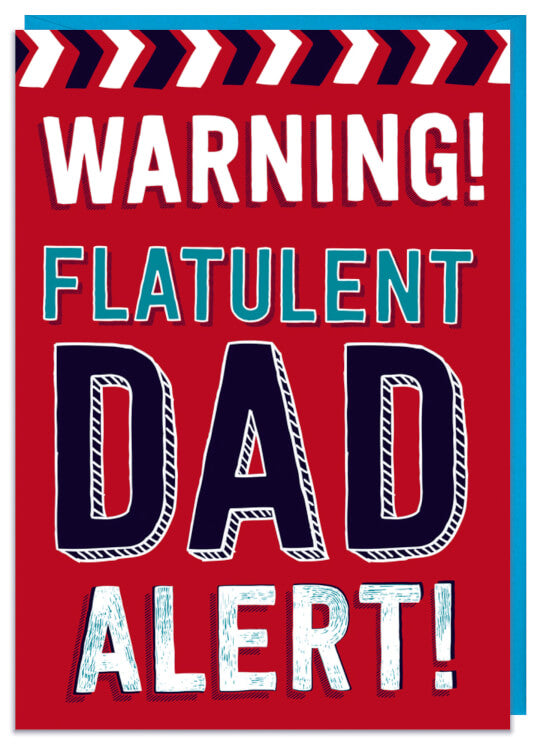 A funny Fathers Day card about flatulence