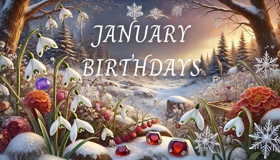 January Birthdays Signs Symbols, Celebrities & Birthday Ideas