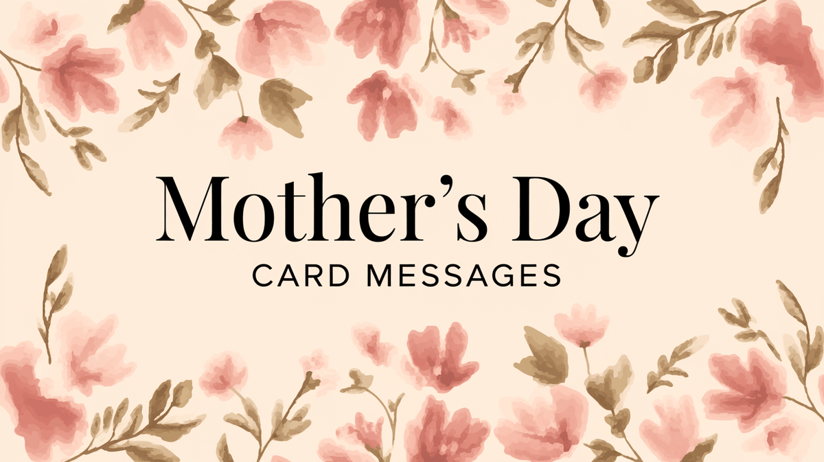 Happy Mothers Day Card Messages From A Daughter, Son, For A New Mum ...