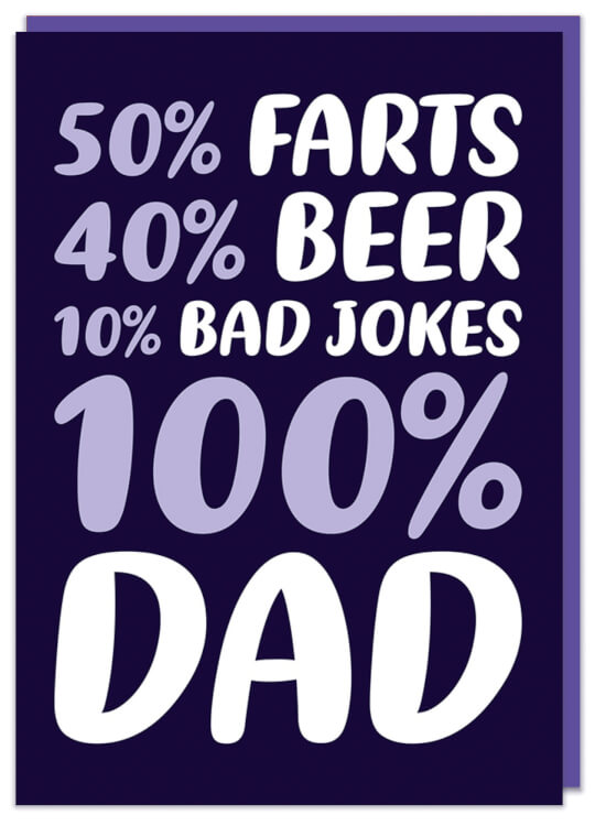 100% Dad Card