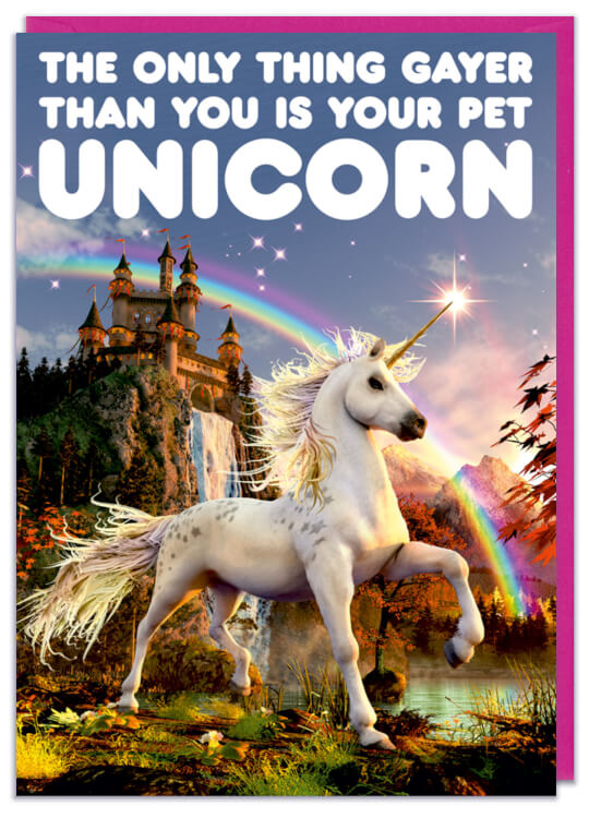 Your Pet Unicorn Card