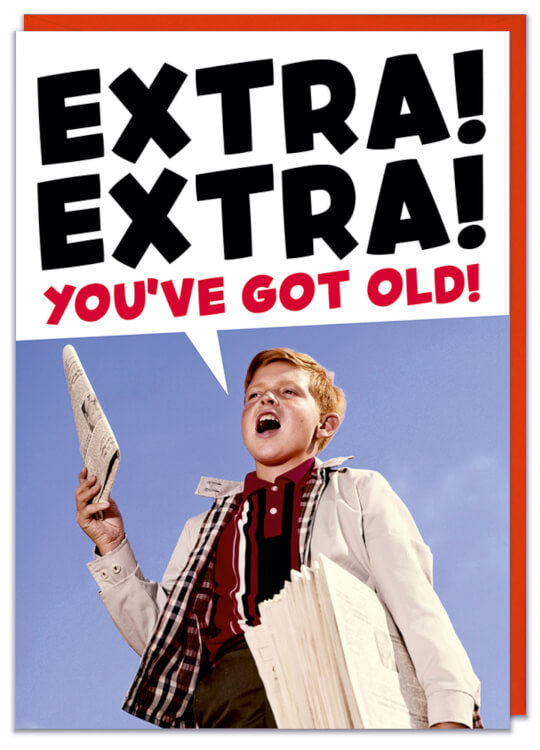 Extra Extra Youve got old Card