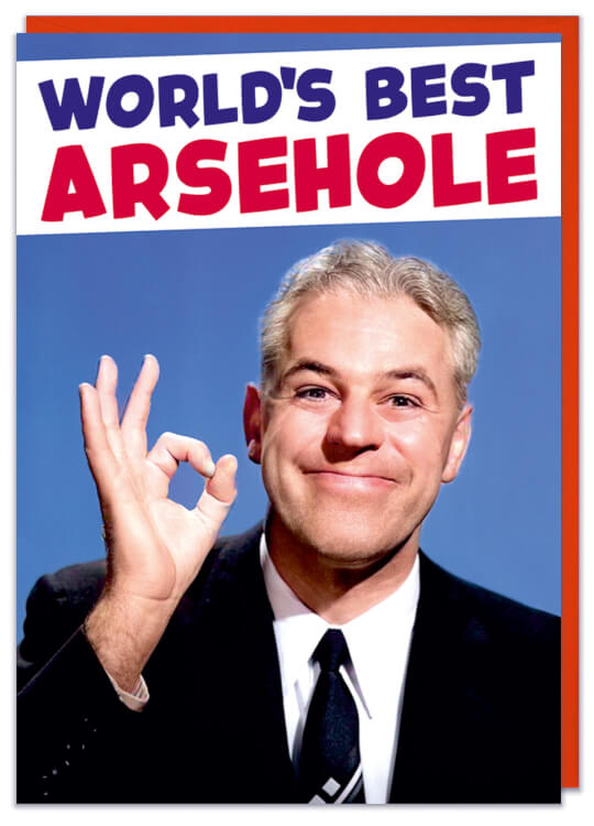 World's Best Arsehole Card