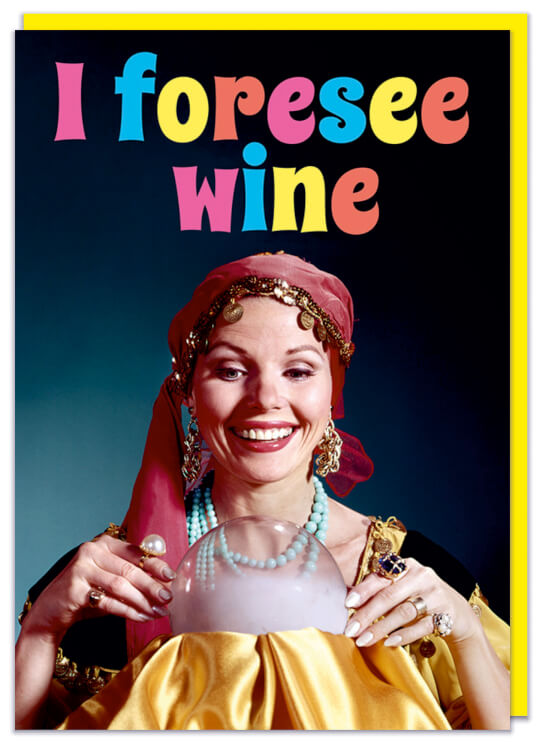 I foresee wine Card