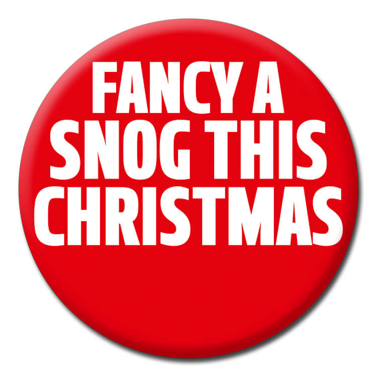 Fancy A Snog This Badge – Dean Morris Cards
