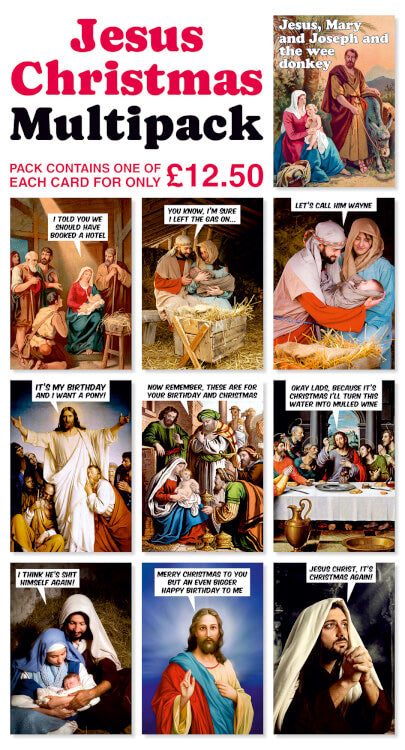 Jesus Christmas Multipack of 10 cards