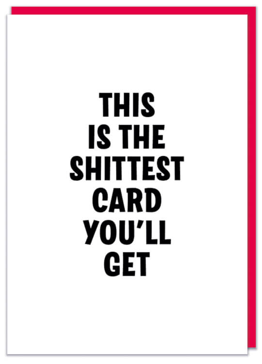 Shittest card youll get Card