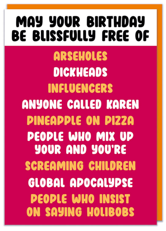 Rude Cards & Offensive Birthday Cards – Dean Morris Cards